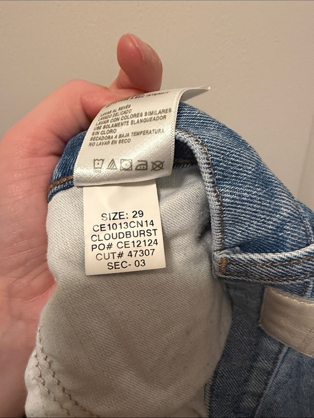 Current/Elliott The Boyfriend Distressed High-rise Jeans in Cloudburst - Picture 7 of 7